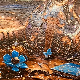 Naturelish Bright Moon Night Jigsaw Puzzles for Adults 1000 Pieces, Unique Brain Challenging Shaped Puzzle for Game Night, Family, Friends, Puzzle Size is 19.2 x 26.6