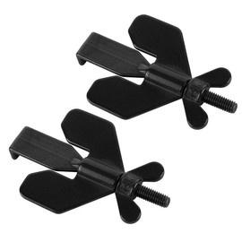 Acemining Mini Portable Door Lock - Secure Your Privacy, No Tools Required - Stainless Steel - Perfect for Travel and Home Use - by AceMining - quantity: 2 pack