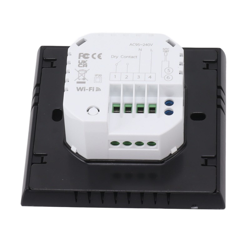 Smart Thermostat PC ABS 95‑240V AC Wifi Thermostat with Variable