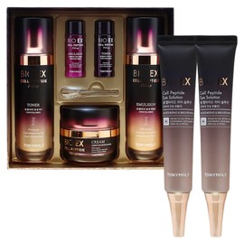 Tony Moly Bio EX Cell Peptide Fill-up 3-piece set + Bio EX Cell Peptide Eye Solution x 2 / 토니모리 바이오이엑스 셀 펩타이드 필업 3종세트+바이오 이엑스 셀 펩타이드 아이솔루션 2개