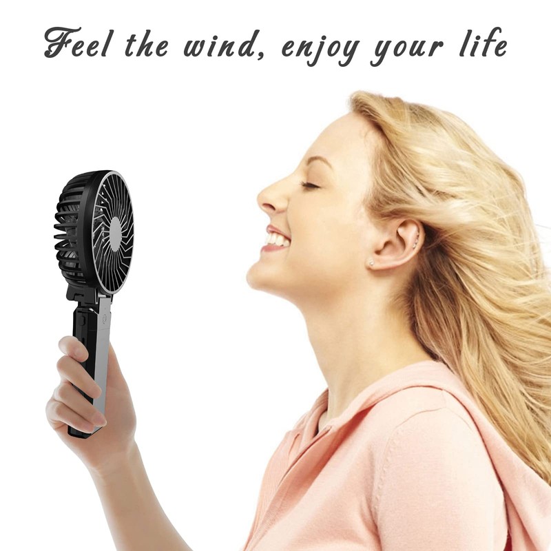 HandFan 5200mAh Portable Fan Handheld, 6 Speeds Hand Held Fan