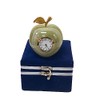 NatureBoost Marble Apple Clock, Home Decor Piece. Clock is inoperative