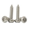 Qrity Pack of 100 M5 x 35 mm Self-Tapping Screws,