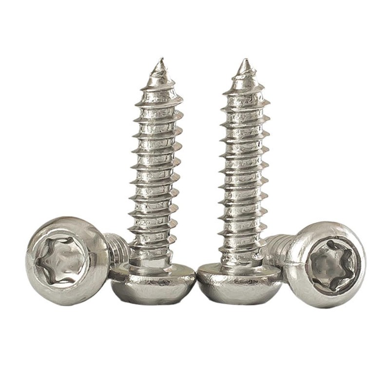 Qrity Pack of 100 M5 x 35 mm Self-Tapping Screws,