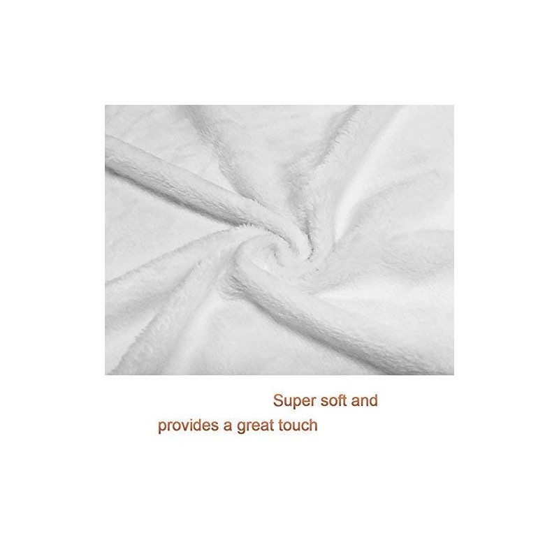 YISUMEI Fluffy Blanket 135 x 200 cm Soft Flannel Fleece
