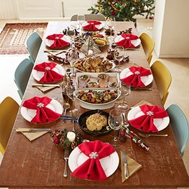Servilleteros de Navidad - Juego de 8 servilleteros de metal de copo de nieve con hebilla de Navidad para fiestas, cenas, bodas, banquetes de Navidad, decoración de mesa de comedor