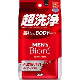 Men's Beauty Sheets, Super Clean Type, 26 Sheets, Kao / 남성용 뷰티 시트, 슈퍼 클린 타입, 26매, 카오