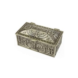 lachineuse Metal Box Winged Isis Design Egyptian Decoration