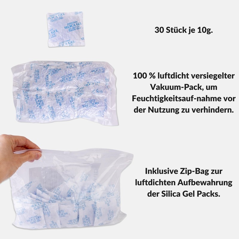 Lens-Aid Silica Gel Bag Desiccant Regenerable with Indicator as Desiccant