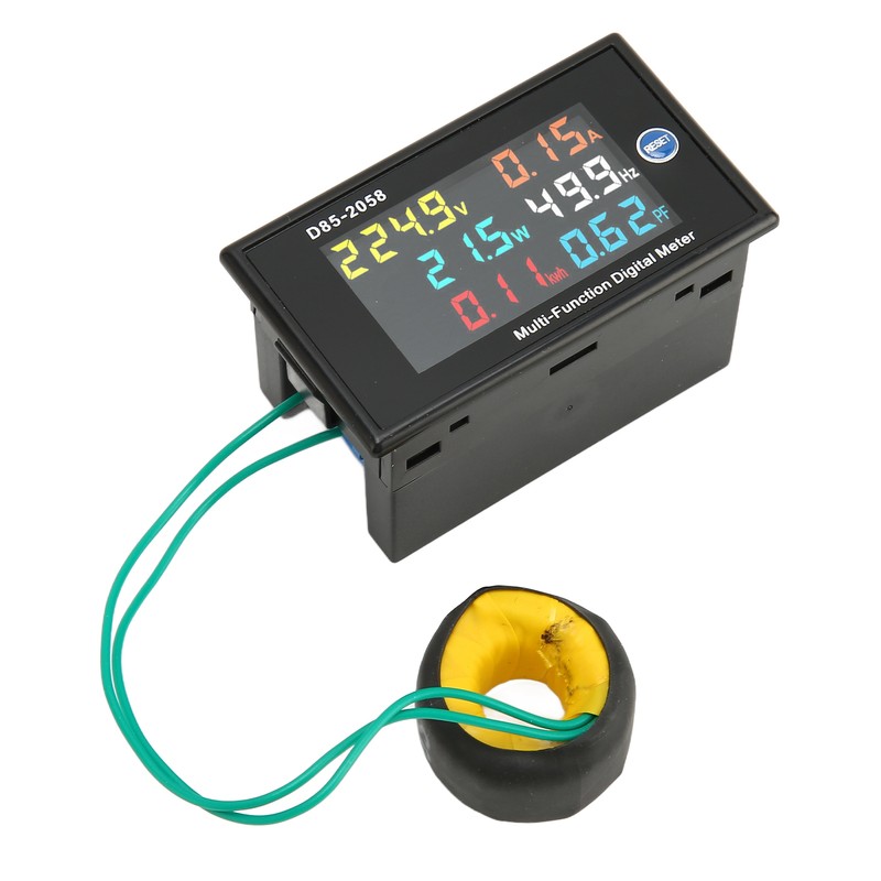 AC Meter Single Phase LCD Digital AC Panel Meter Voltage