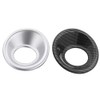 TOTMOX Rear Door Speaker Ring Cover Trims, 1 Pair Carbon