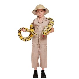 FNA FASHIONS® Children Safari Explorer Costume Kids School Jungle Fancy Dress Party Accessory (Small (4-6 Years))