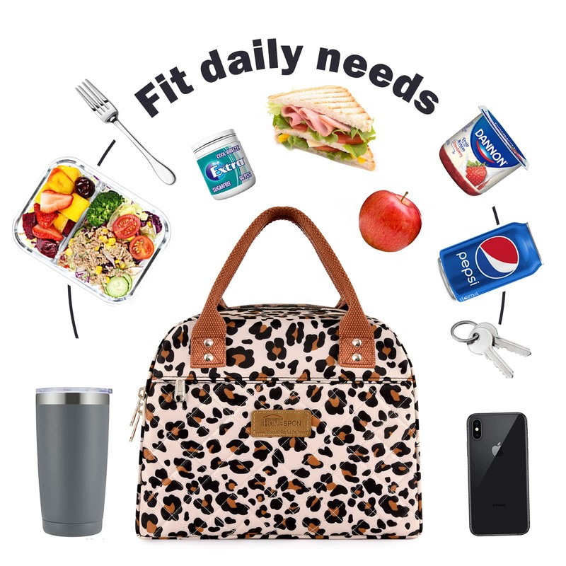 HOMESPON Insulated Lunch Bag for Women Men Adults Lunch Tote