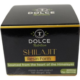 Himalayan Shilajit Resin - Gold Grade 30g | Rich in Fulvic & Humic Acid | 100% Vegan | Immune Support | Vitality Booster | Lab Tested | Dolce Nutrition