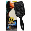 Black paddle brush for shaggy hair / 저즌머리 패들브러쉬 블랙