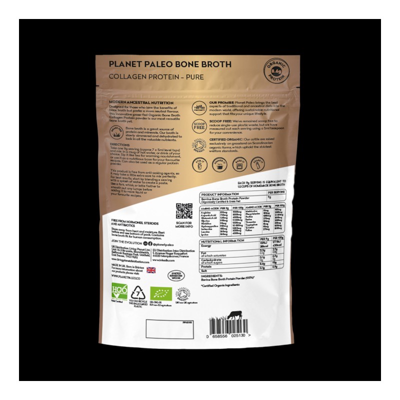 Planet Paleo Organic Collagen Protein Bone Broths