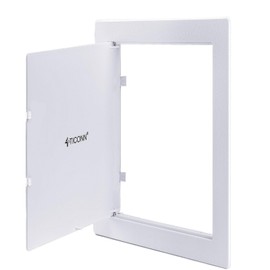 TICONN Access Panel for Drywall, 6 x 9 Inch ABS Plastic Wall Hole Cover Access Doors, Easy Install Drywall Access Panel, Ceiling, Wiring and Cables