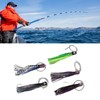 5PCS Saltwater Trolling Lure PVC Squid Skirted Deep Sea Fishing