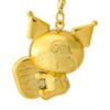 Sanrio 341835 Gold Pika Netsuke Chroi Lanyard Keychain