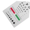 Gatuida 1 Set Eye Exam Tool Wall Hanging Eye Chart