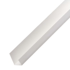 PROTEKTOR 3741 U-Profile PVC Edging Profile Plasterboard 12.5 cm 200 cm White Edge Protection Drywall