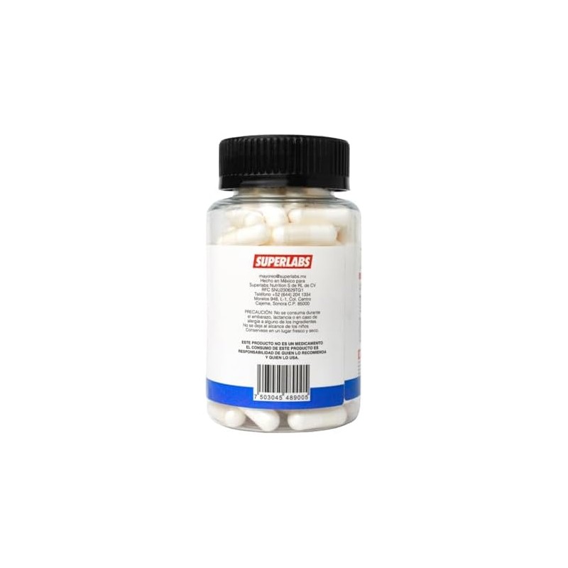 SUPERLABS NUTRITION CITRATO DE MAGNESIO 500MG 100 CAPSULAS