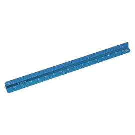 SK11 DEVICE DVC-15KD Triangular Scale for Architects, 5.9 inches (15 cm), Step-type Scale, Aluminum, Made in Japan