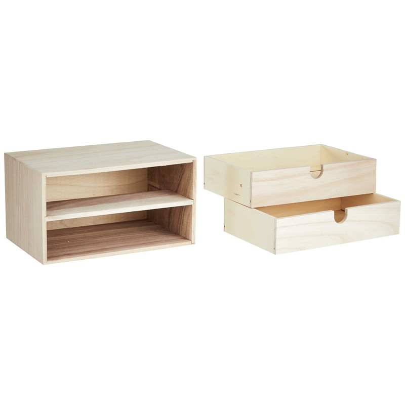 Artemio 14002157 Wooden Drawer Cabinet, Beige, 24 x 16 x