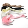 WEGOODZF Satin Ribbon Shoe Laces: 3CM Wide Flat Silk Shoelaces