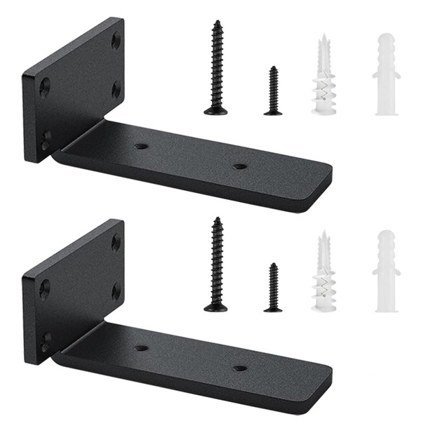 Pack of 2 Shelf Brackets, Shelf Brackets, 15 cm, Heavy