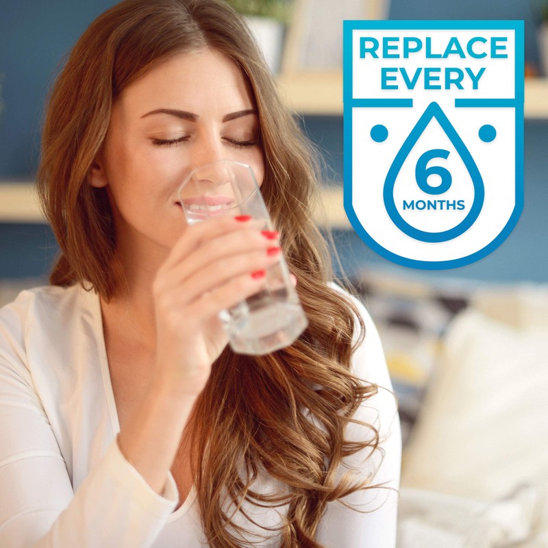 SpiroPure SP-GSRP NSF Certified Refrigerator Water Filter Replacement for RPWF,
