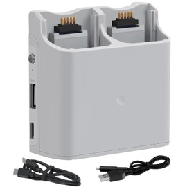 Parallel Charger with Storage Charge for DJI Neo Battery,PD Rapid Two-Way Charge Hub,Charging Two Batteries Drone Accessories