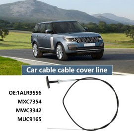 eMagTech Bonnet Release Cable Hood Latch Wire Replacement 1ALR9556 MXC7354 MWC3342 MUC9165 Compatible with LAND ROVER DEFENDER 90 110 &130 (1987-1996)
