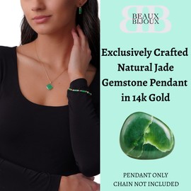 Real Jade Pendant - Jade Charms For Necklaces - Jade Charm Pendant - The Jade Pendant - Jade Pendants for Women - Jade Gemstone Pendant - Jade Stone Pendant - Jade Jewelry - Diamond Shape Pendant