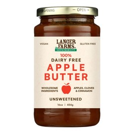 Langer Farms Unsweetened Apple Butter, Packaging May Vary, 16 Ounce (Pack of 1)