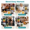 DUMOS Smoothie Blender for Kitchen with 6 Blades, Personal Blender