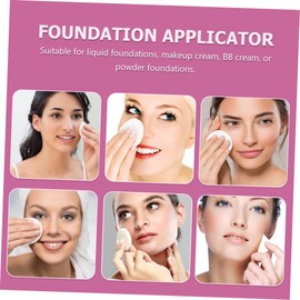 FRCOLOR 30Pcs Small Geometrical Makeup Sponges Powder Puff for Liquid Powder Foundation Soft Dry Wet Use Applicators for Concealer Blush and Highlighter Application