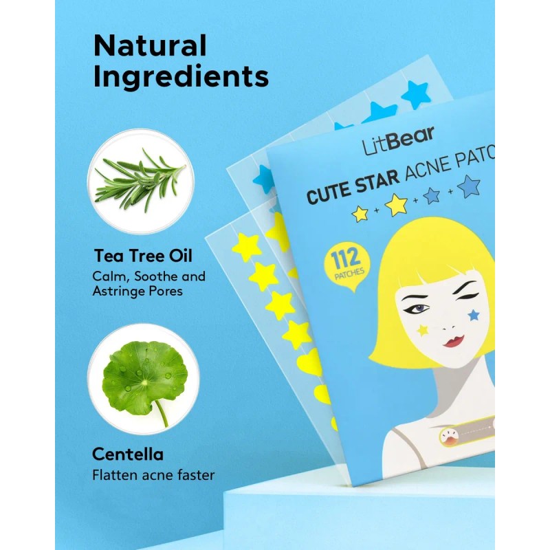Parches De Espinilla De Estrella De Librear, Parches De Acné