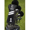 IZZO Golf BIG STICK Driver Headcover , black , Small