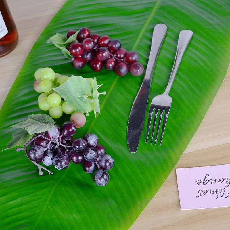 Artificial Tropical Banana Leaves Hawaiian Luau Party Jungle Beach Theme
