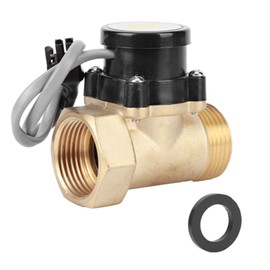 Water Pump Flow Sensor Brass Electronic Pressure Automatic Control Switch G1in HT‑30 1‑1