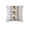 KI Japan 167006 Rocco Cushion Cover Flower GY W 17.7