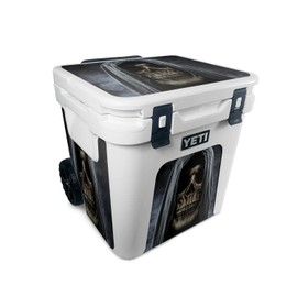 MightySkins Skin Compatible with Yeti Roadie 48 Wheeled Cooler - Reaper Skull | Protective, Durable, and Unique Vinyl Decal wrap Cover | Easy to Apply, Remove, and Change Styles | Made in The USA