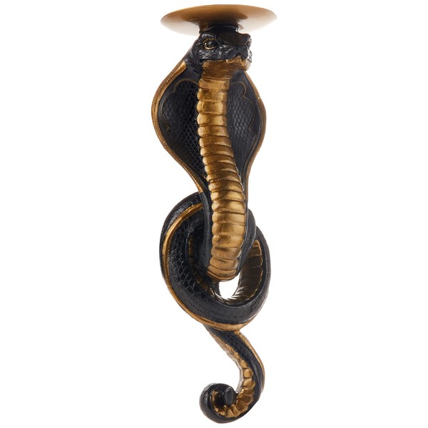 Design Toscano Renenutet The Cobra Snake Goddess Egyptian Wall Sconces, 10 Inch, Set of Two, Full Color