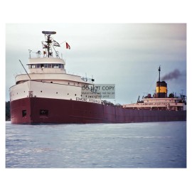 SS EDMUND FITZGERALD GREAT LAKES FREIGHTER SHIP ILL FATED SANK 8X10 COLOR PHOTO