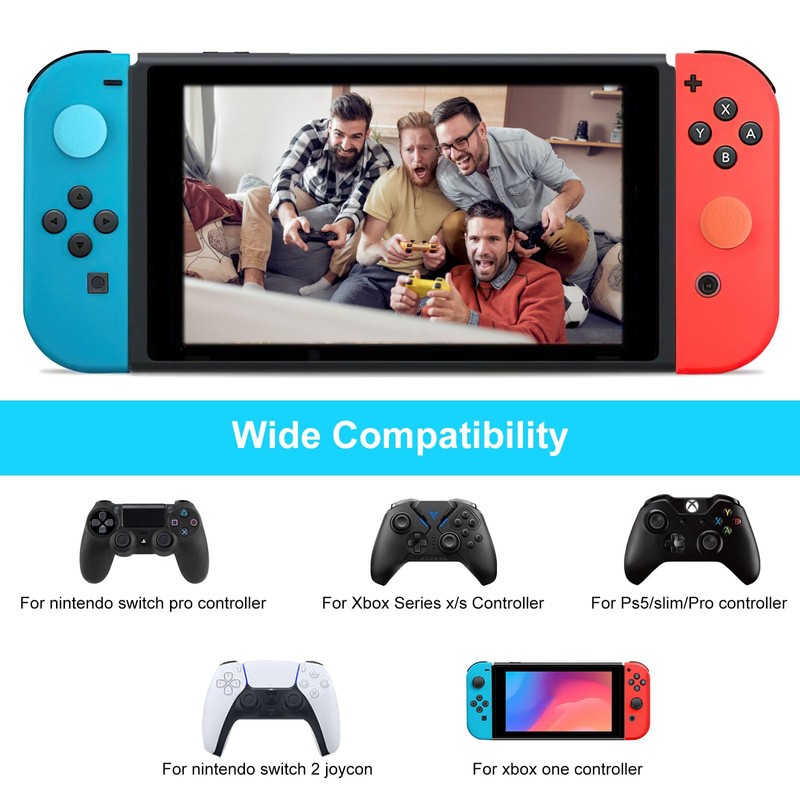 APOMOONS Switch Grip Caps, Switch2 Joystick Caps, Switch 2 Controller
