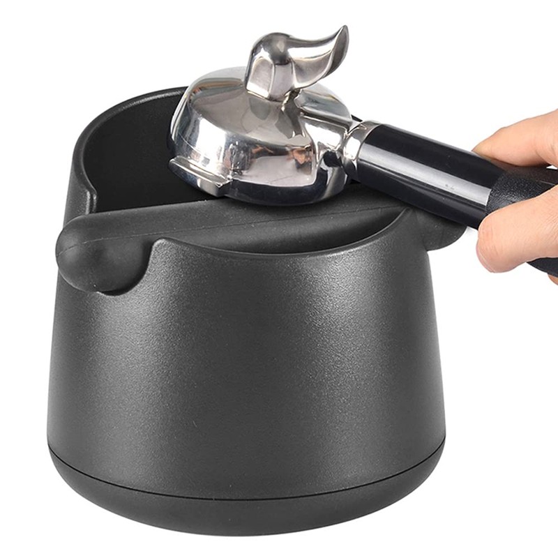 Cafemasy Espresso Coffee Knock Box, ABS Round Coffee Grounds Container