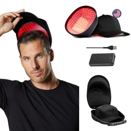 ReoVivo 2.0 Advanced Laser Hair Growth Cap – 82 Laser Diodes & LEDs, Red Light Therapy for Men & Women, Low Level Laser Therapy (LLLT) Hair Regrowth Treatment, Hair Thinning Solution, At-Home Haircare & Comfort - Specification: Without Portable Rechargea