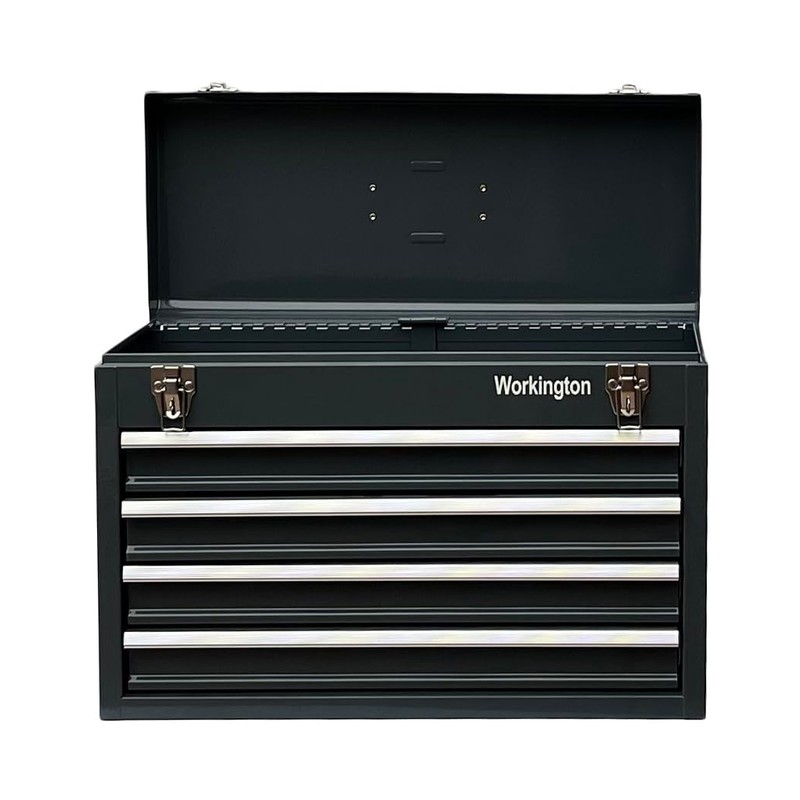 Workington Portable Metal Tool Chest with 4 Drawers, 20" 4-Drawer
