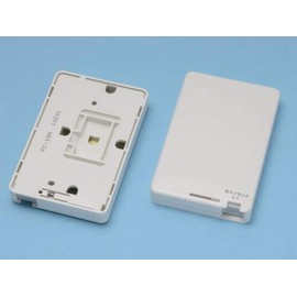 Hakko Denki Seisakusho Optical Rosette, Exposed Optical Rosette for Single Core / Simple and Easy to Understand Design Combined with Optical Line/Field Assembly SC Connector, Easy to Terminate FC-1SM